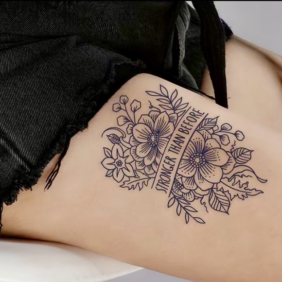 Semi-Permanent Tattoo ~
“Stronger Than Before”  NEW! - Picture 2 of 6